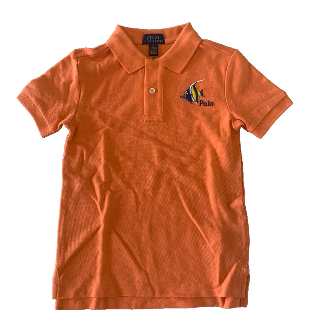 Polo by Ralph Lauren Youth Boys Orange Classic Polo Shirt